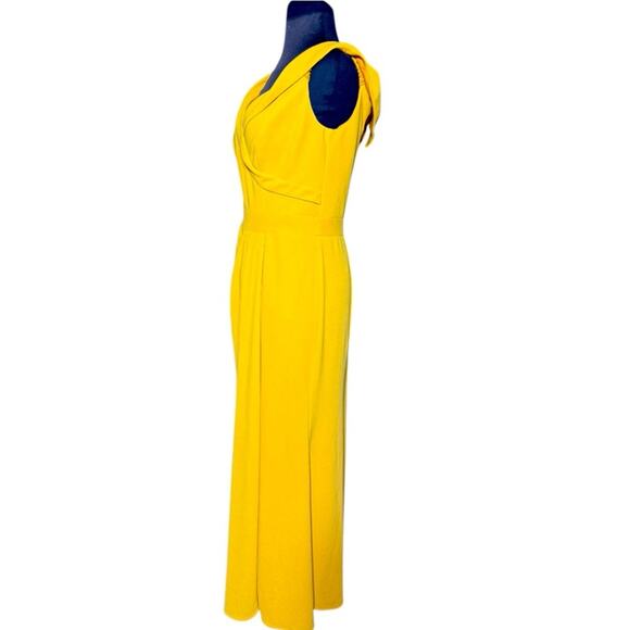 Davids Bridal Buttercup Yellow Stretch Belle Romantic Maxi Dress 12 Feminine - Picture 3 of 7